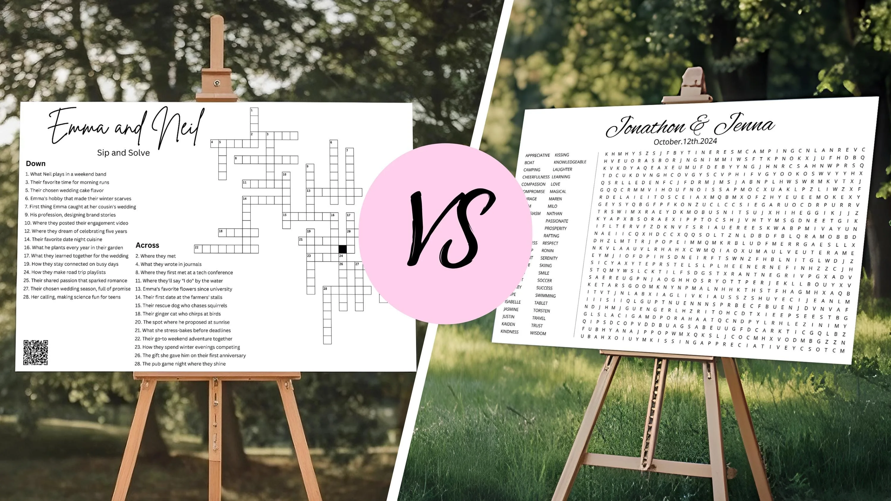 Custom Bachelorette Party Word Search Puzzle – Personalized Game 8