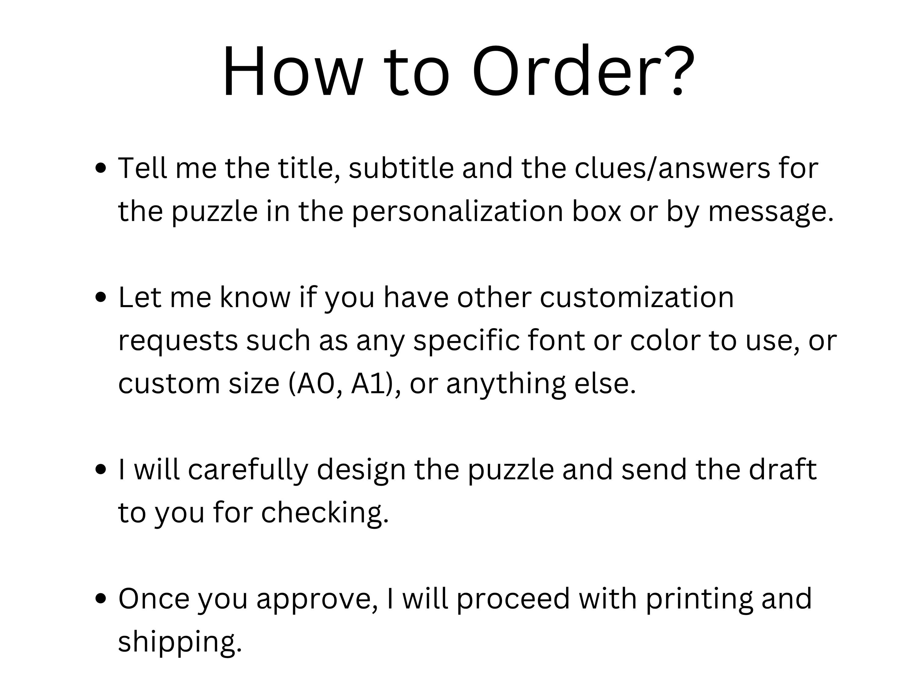 Custom Office Party Giant Crossword Games | Corporate Event Team Activity, Retirement Celebration 5