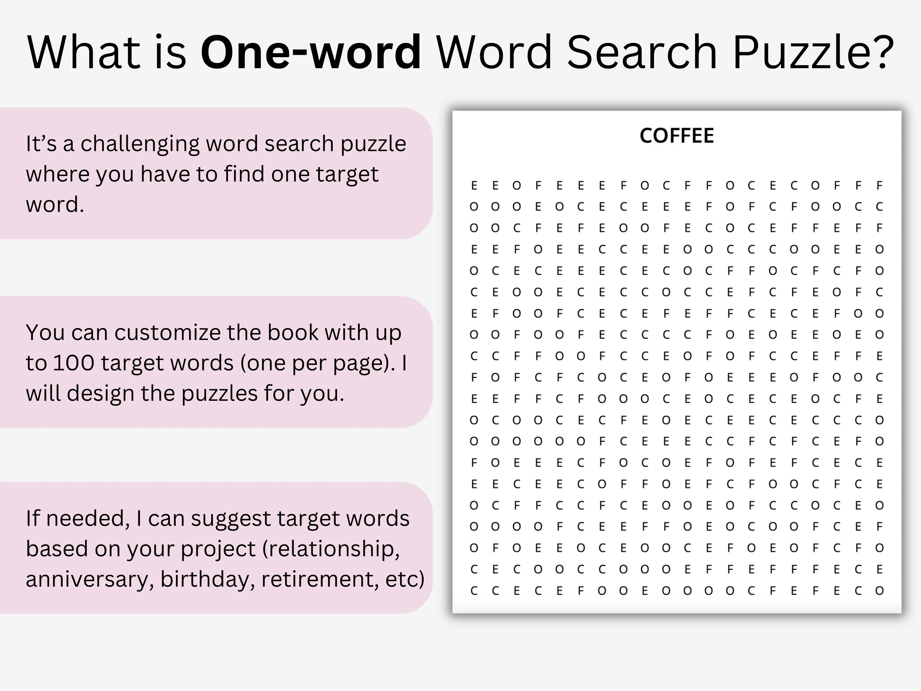 Custom One-Word Love Story Book – Romantic Anniversary Gift 4