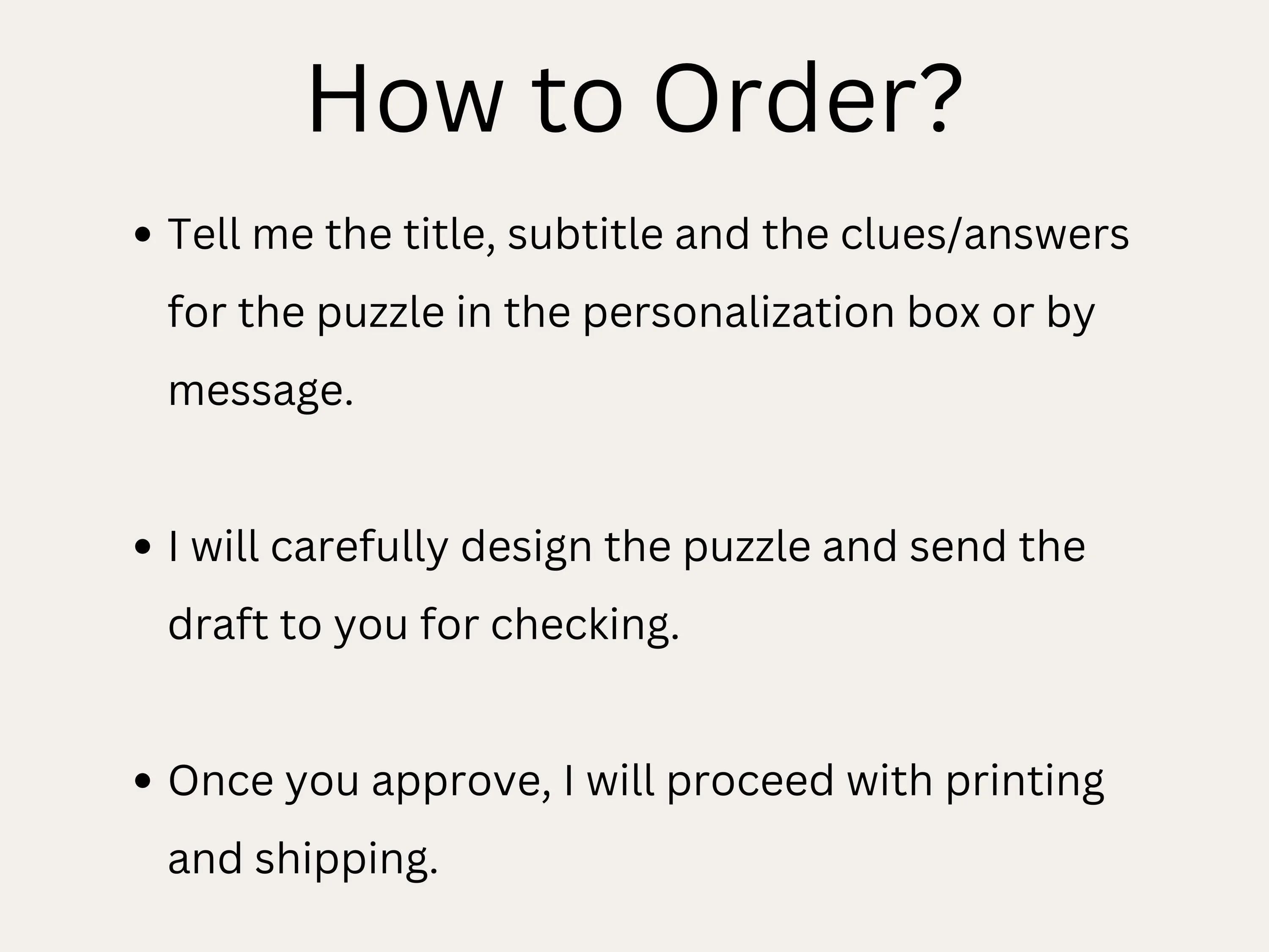 Custom Family Reunion Crossword Puzzle – Personalized Giant Poster 7