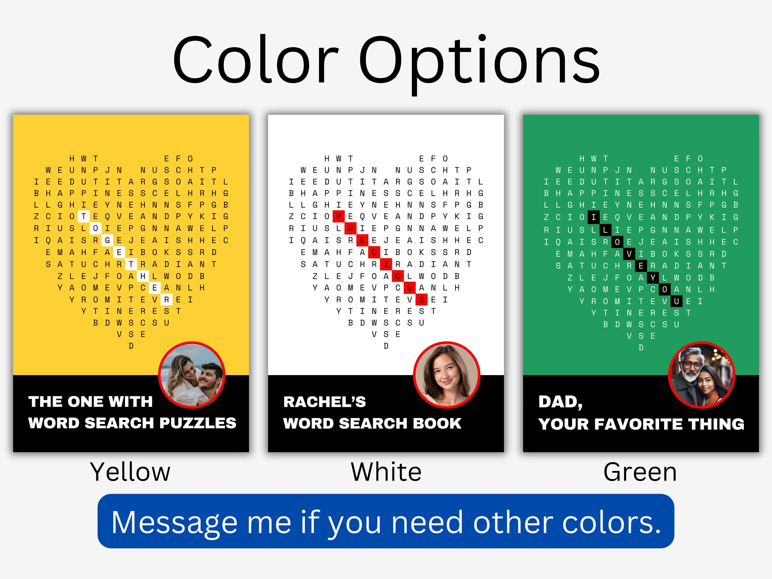 Personalized Anniversary Word Search Book – Custom Couple's Gift 9