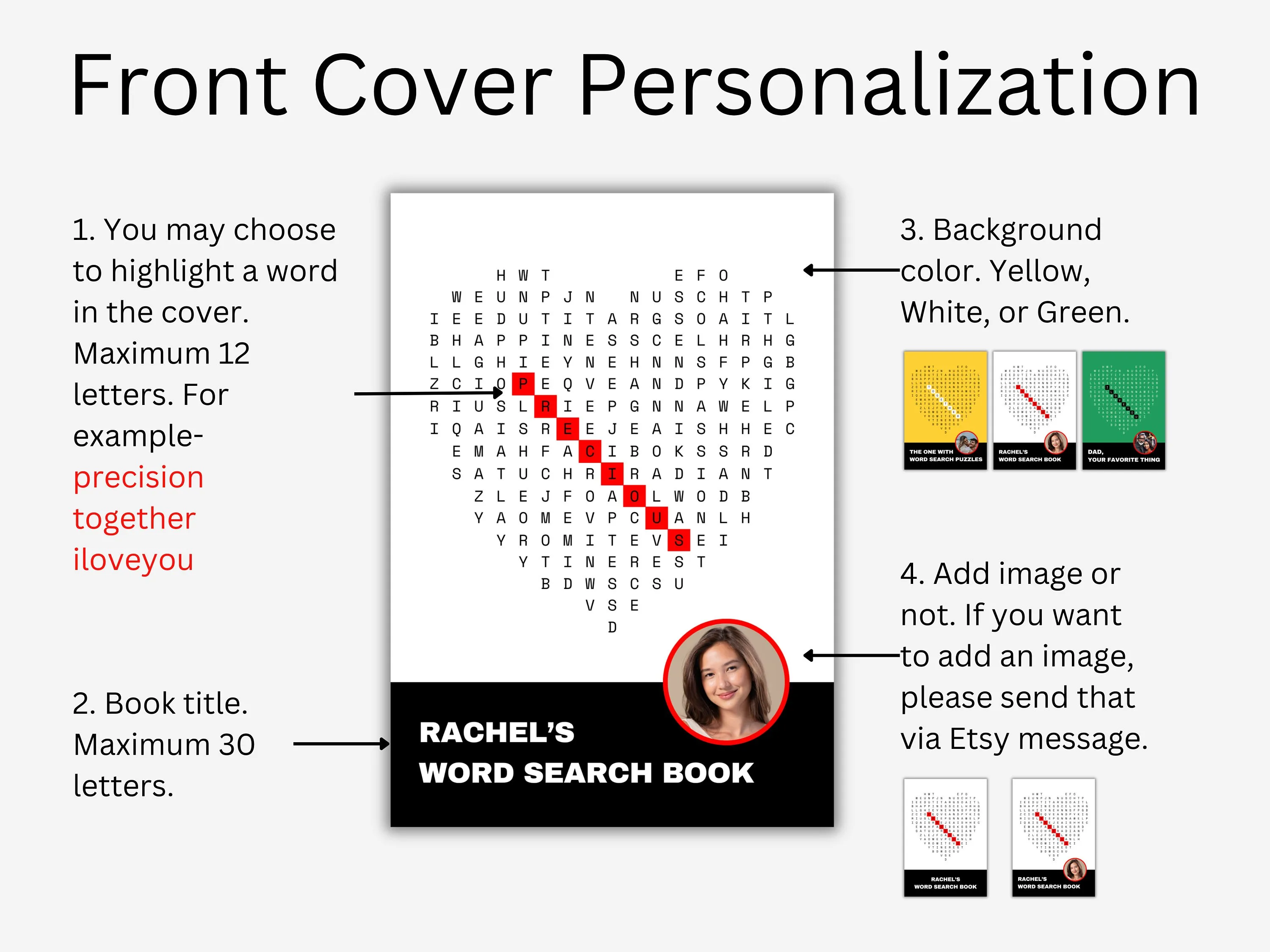 Personalized Birthday Word Search Book – Custom Gift for Dad 2