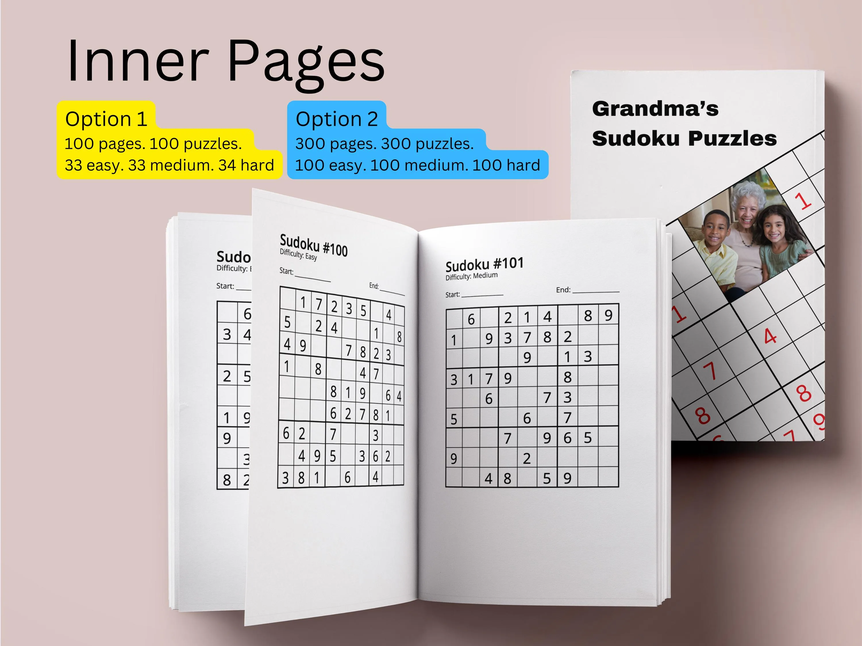 Personalized Holiday Sudoku Puzzle Book – Custom Photo Gift 8