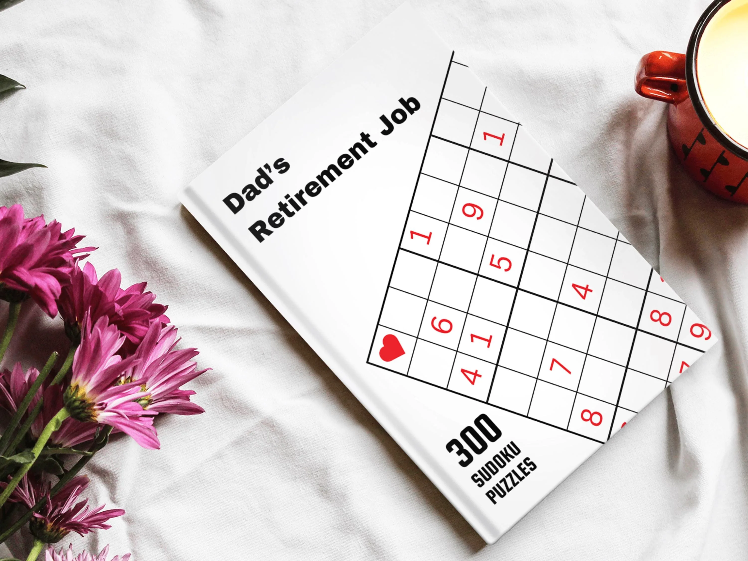 Personalized Retirement Sudoku Puzzle Book – Custom Photo Gift 10