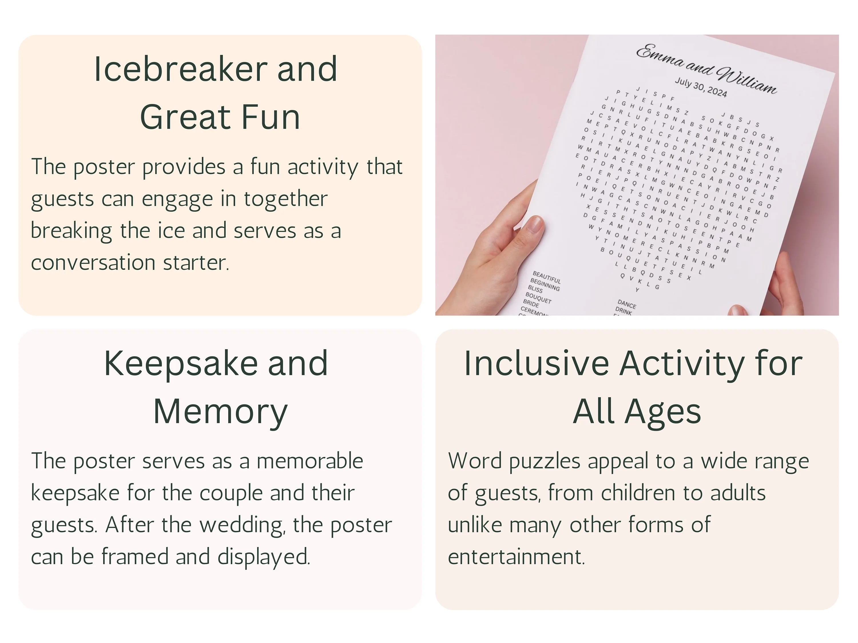 Printable Wedding Word Search Puzzle – Bridal Shower Game 8