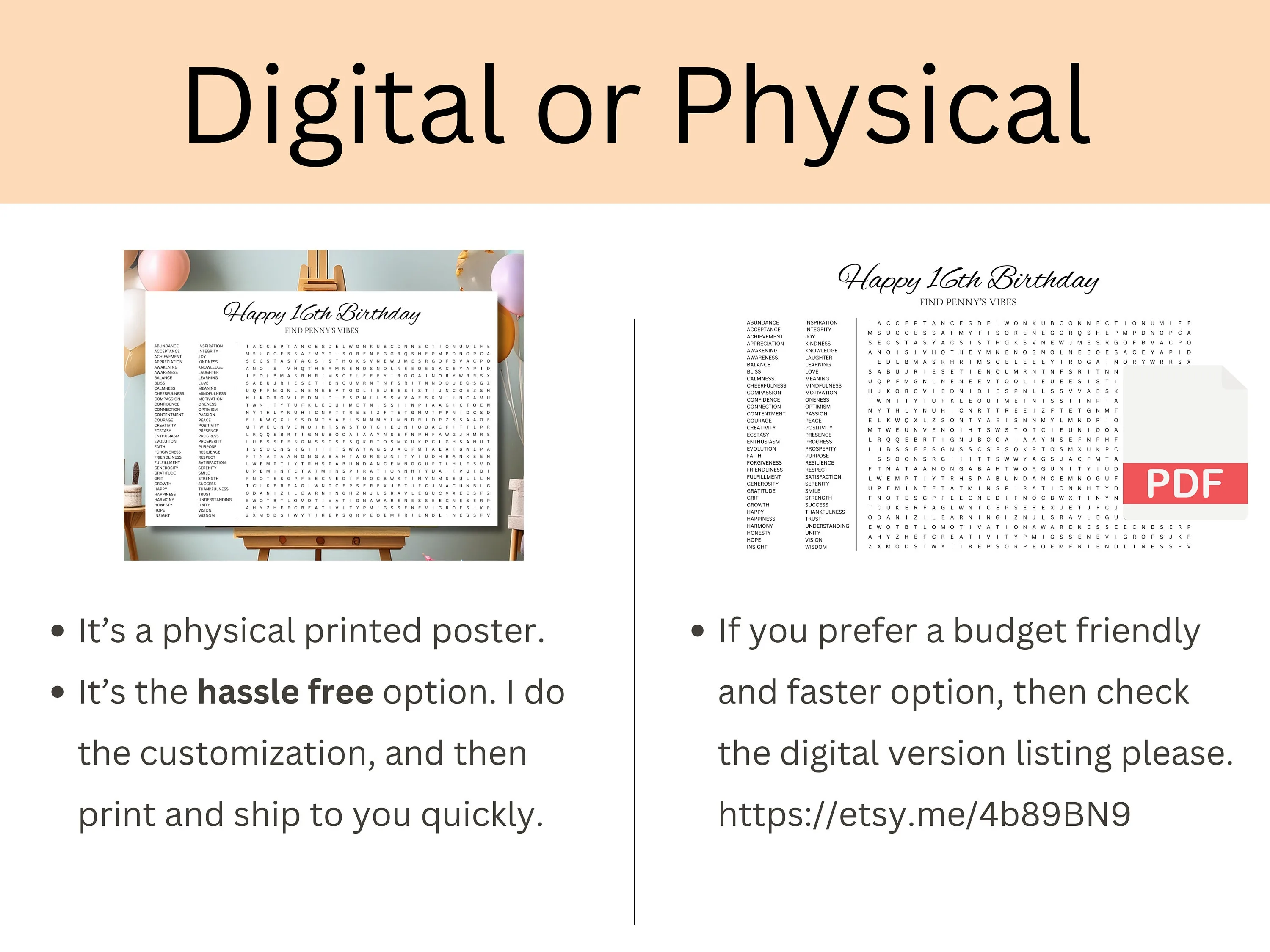 Custom Sip & See Word Search Puzzle – Baby Shower Shaped Game 9